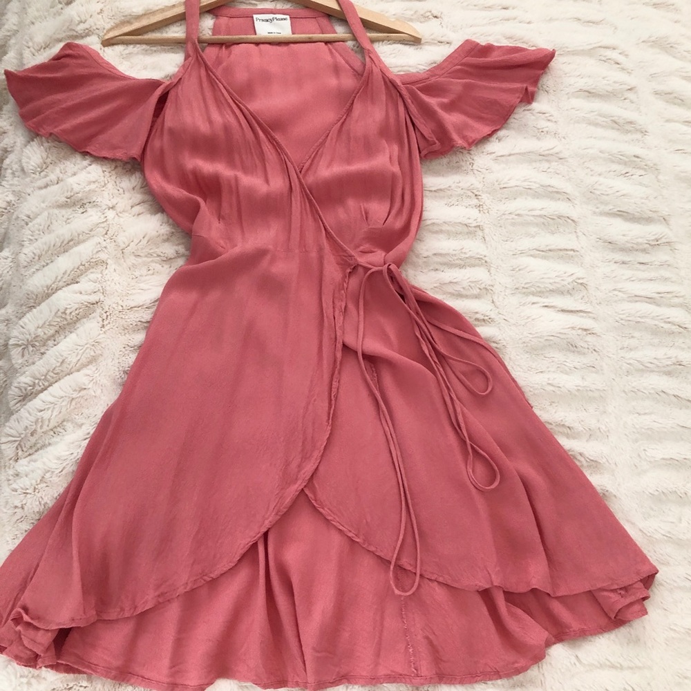 Pink Wrap dress M